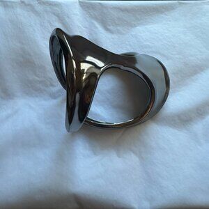 Robert Lee Morris cuff bracelet. Shade is gunmetal.